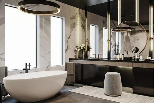 Bộ Sưu tập hình ảnh bố trí nội thất phòng tắm 2024 Bộ Sưu tập hình ảnh bố trí nội thất phòng tắm 2024